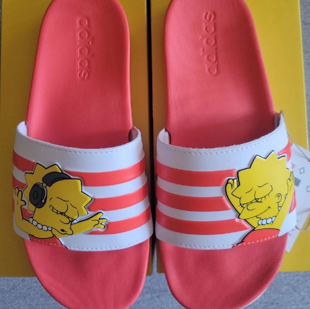 Adidas Lisa Simpson slides